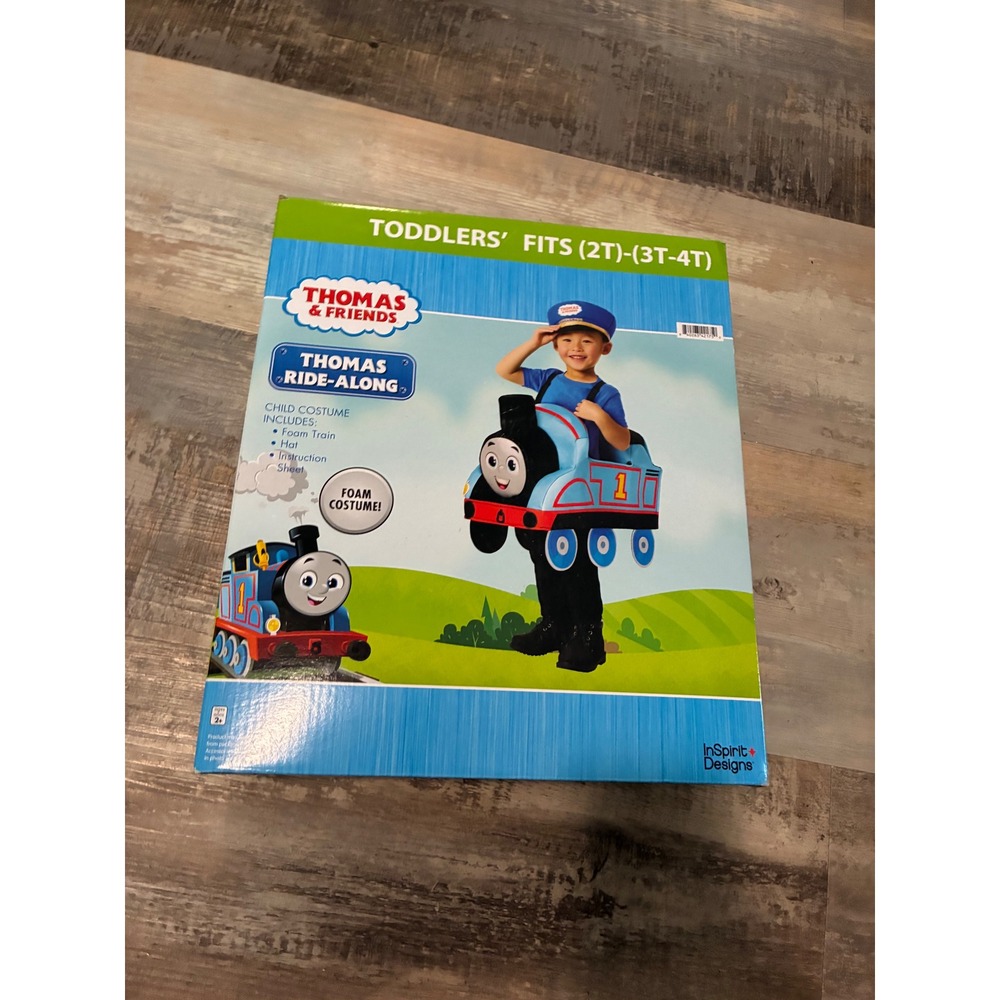 Thomas & Friends Thomas Ride-Along Toddler Costume 2T-4T InSpirit Designs New